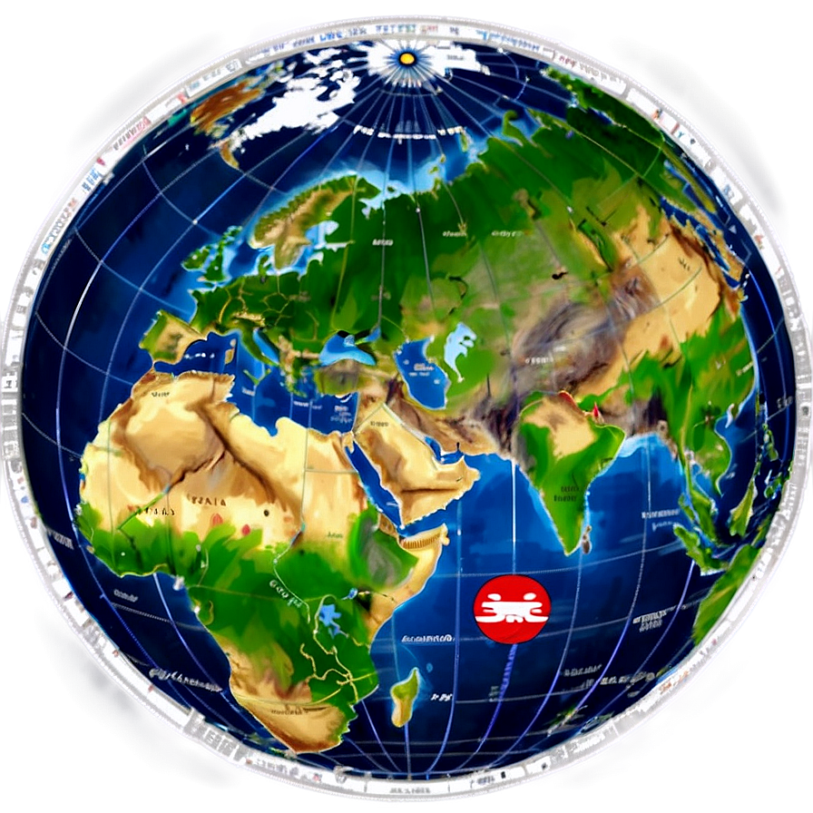 World Map With Continents And Oceans Labeled Png Daw PNG Image