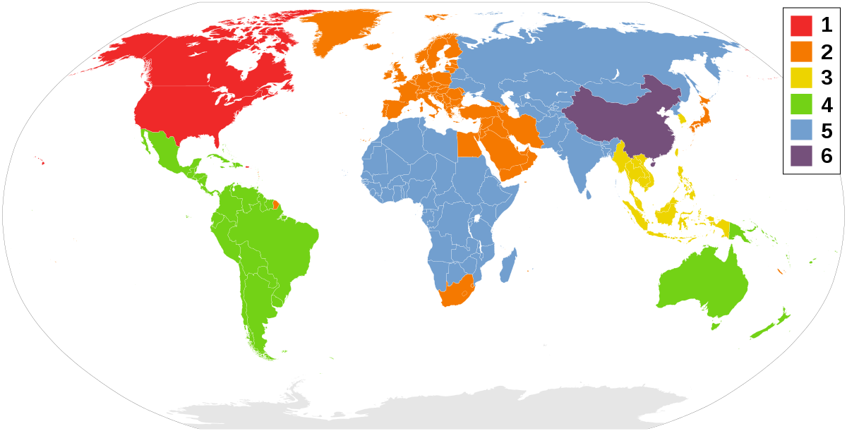 World_ Map_with_ D V D_ Regions_ Coding PNG Image