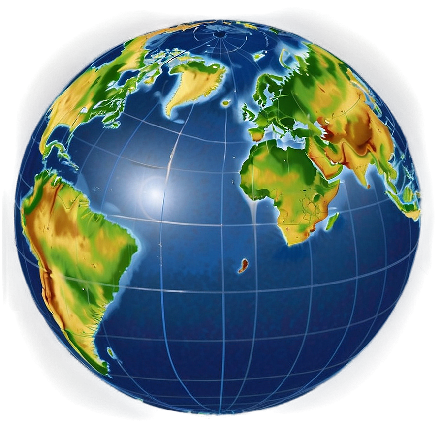 World Map With Equator Png 05032024 PNG Image