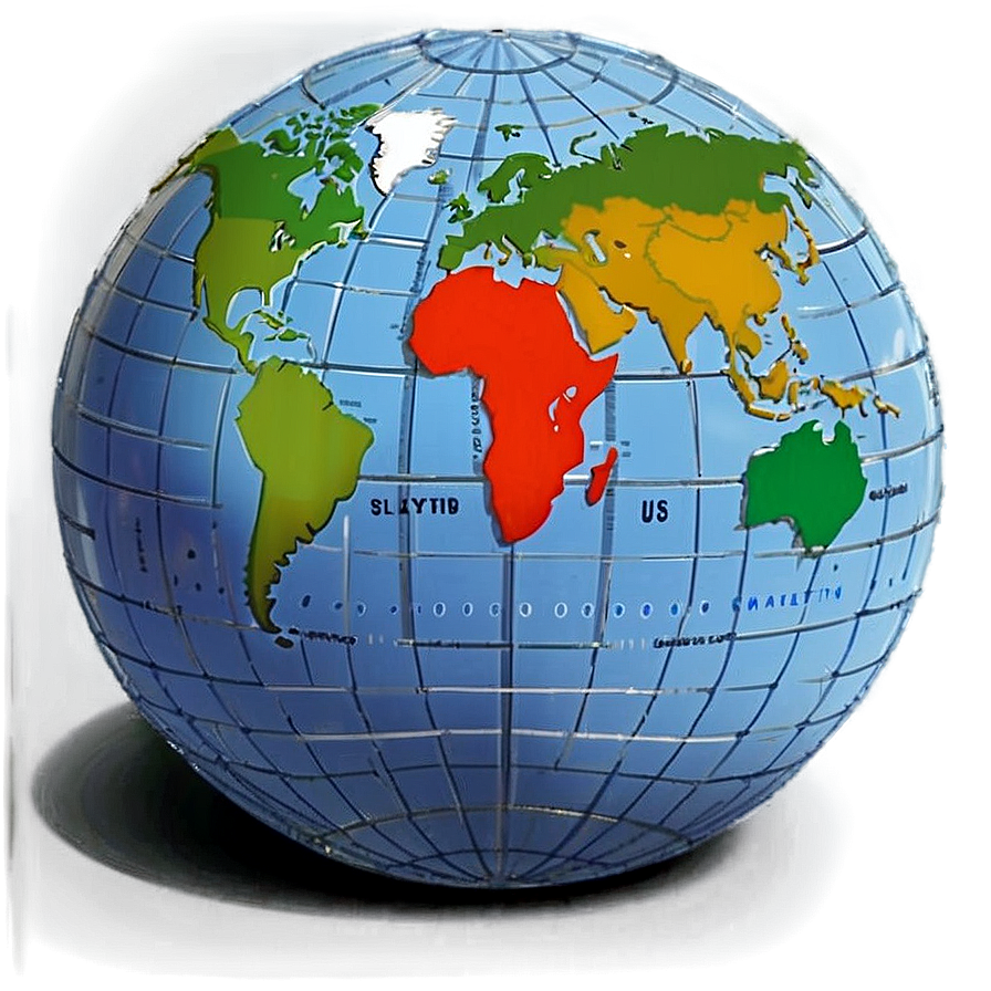 World Map With Hemispheres Png Ynk43 PNG Image