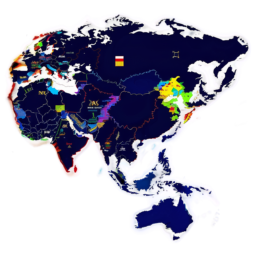 World Map With International Borders Png Qlw PNG Image