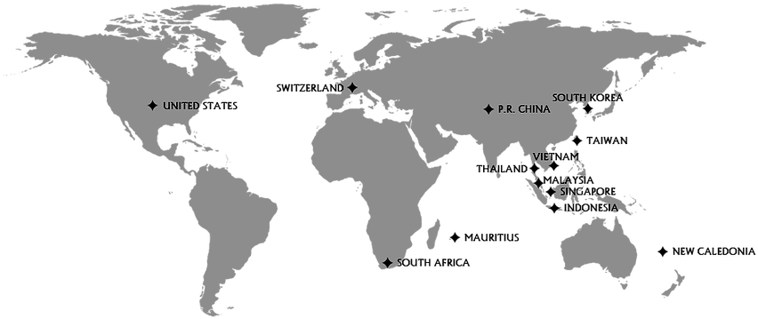 World_ Map_with_ Thailand_ Highlighted PNG Image