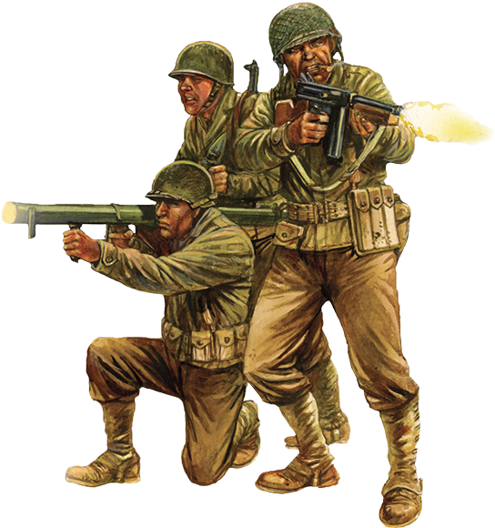 World War I I Soldiers In Action PNG Image