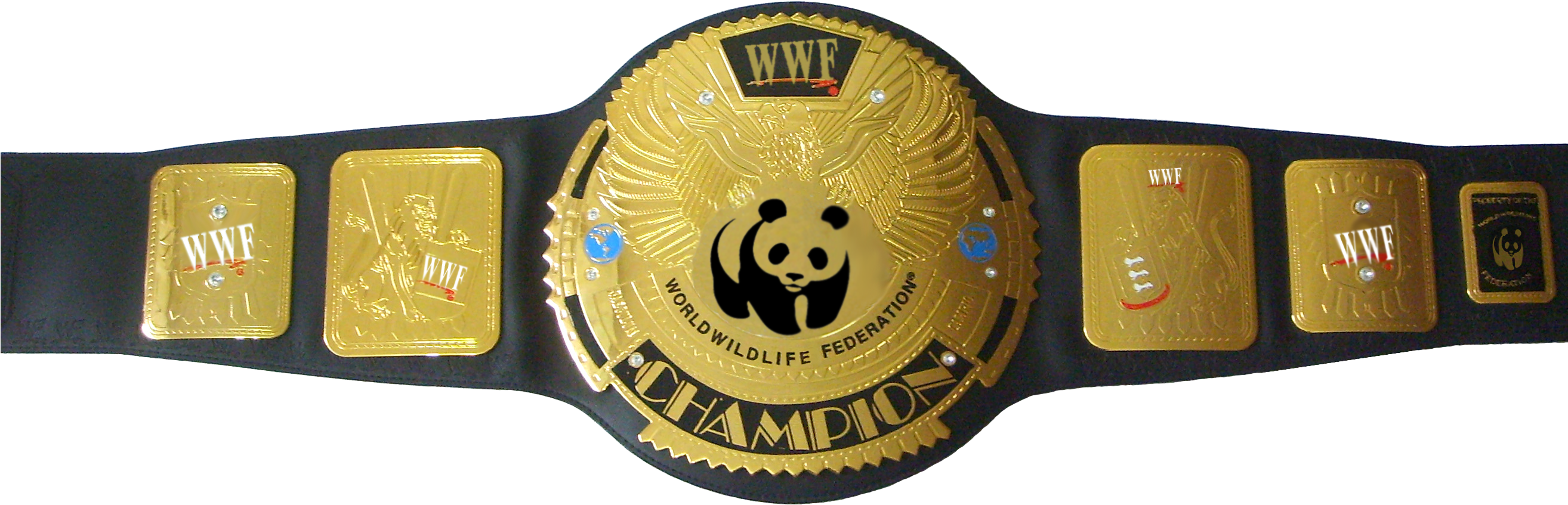 World Wildlife Federation Championship Belt PNG Image