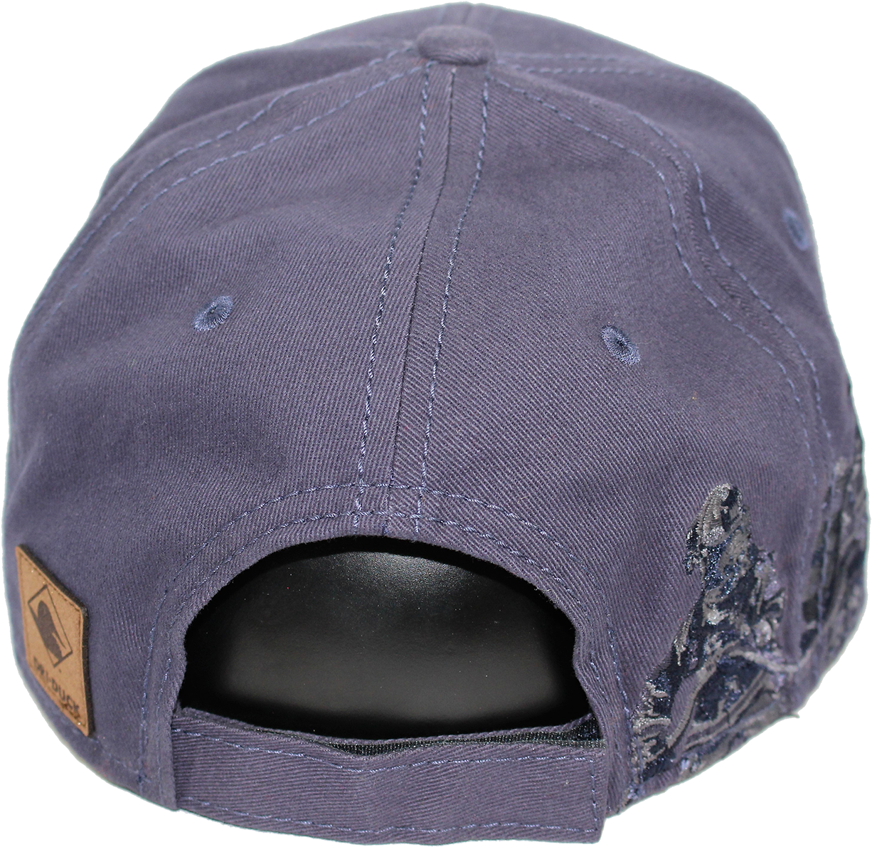 Worn_ Baseball_ Cap_ Back_ View PNG Image