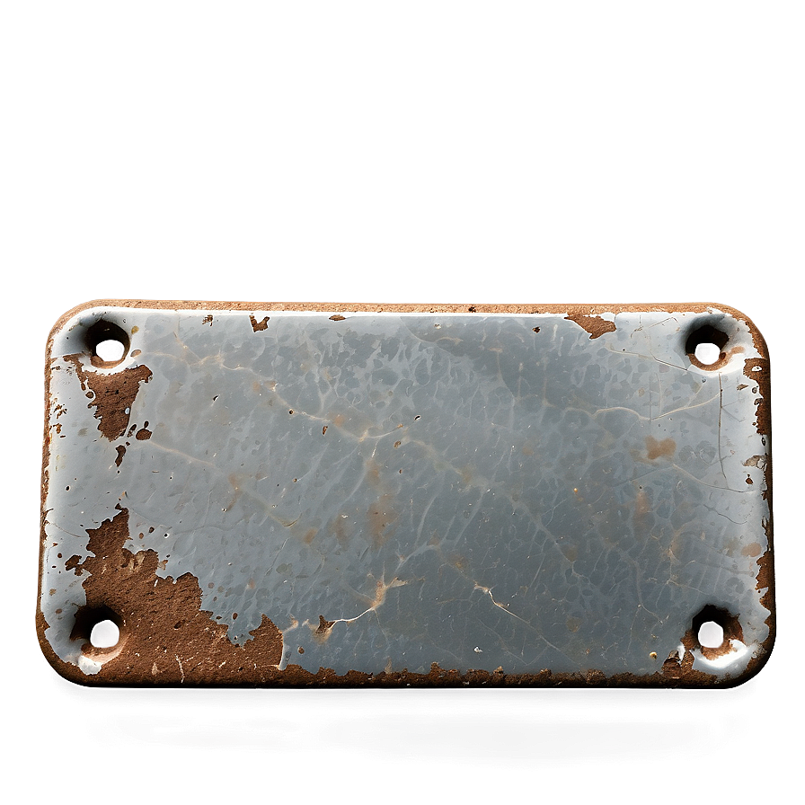 Worn Out Metal Plate Png Ild83 PNG Image