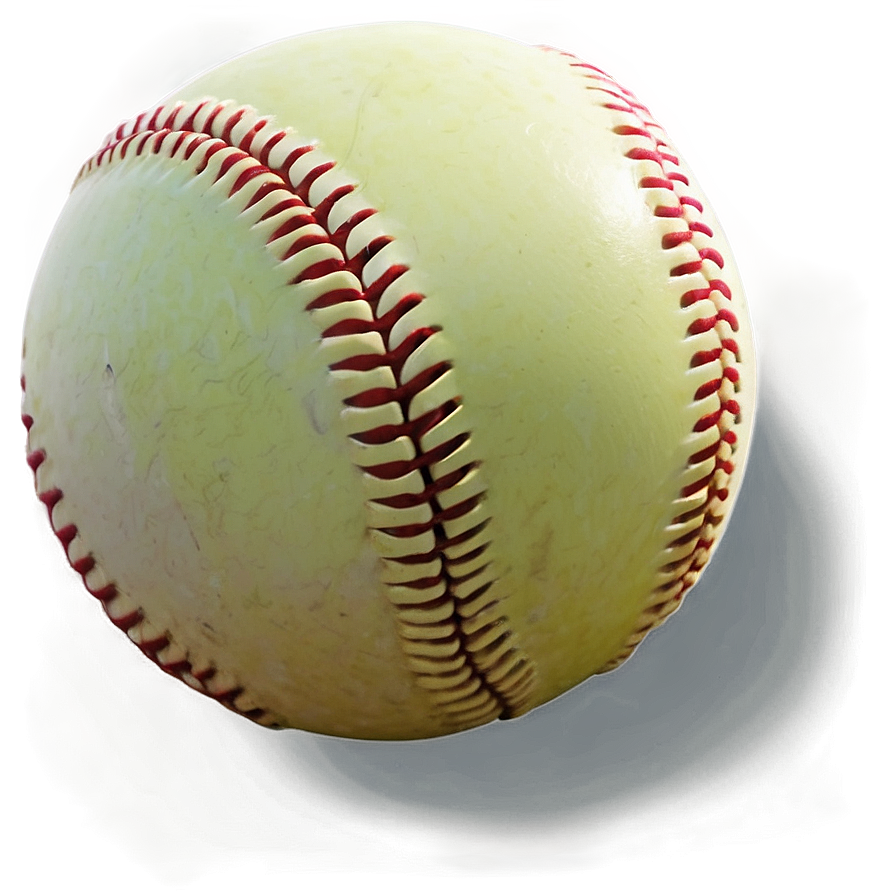 Worn Softball Image Png Ime52 PNG Image