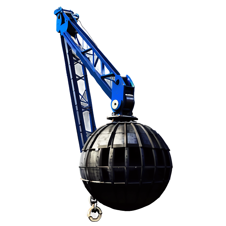 Wrecking Ball Crane Silhouette Png Ngo PNG Image