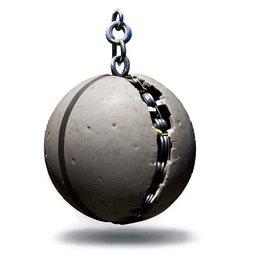 Wrecking Ball In Motion Png Hvi PNG Image