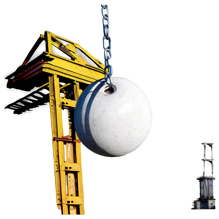 Wrecking Ball In Urban Development Png Ioq16 PNG Image