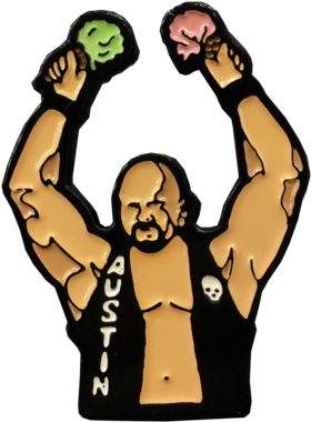 Wrestler Austin Victory Pose PNG Image