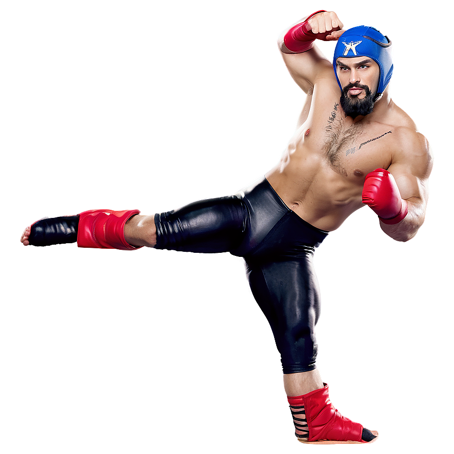 Wrestler Signature Kick Png Chk43 PNG Image