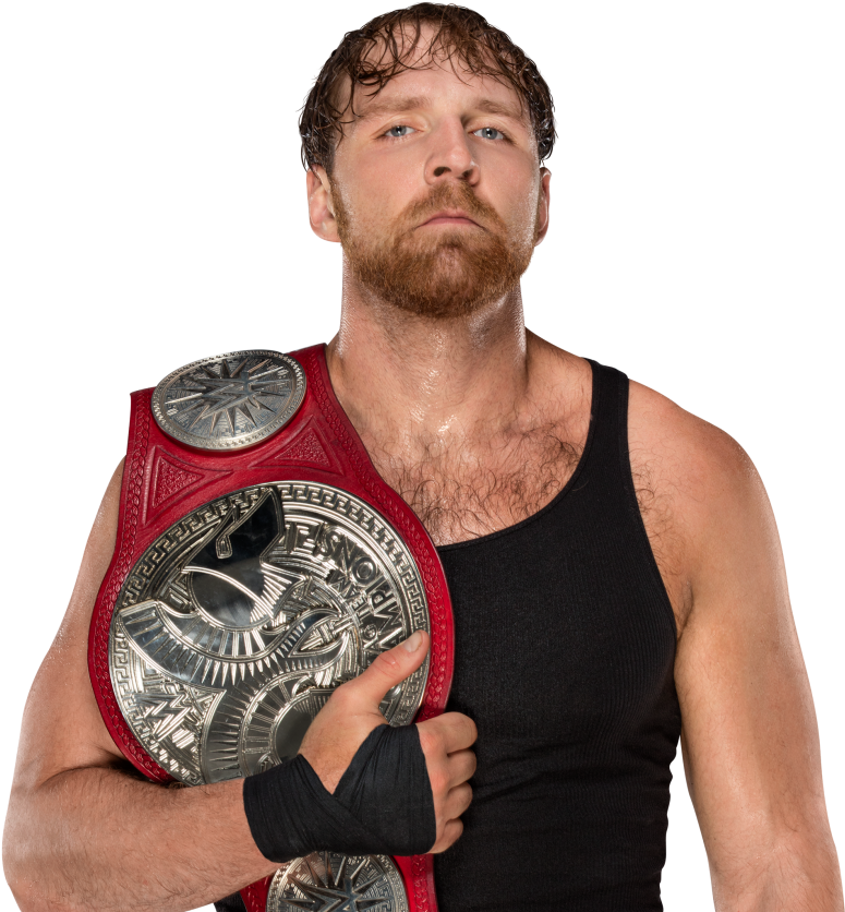 Wrestler_with_ Championship_ Belt PNG Image