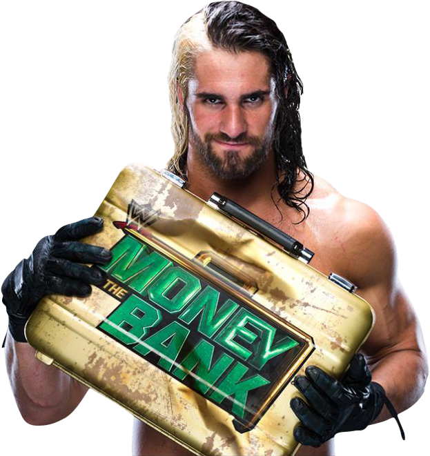 Wrestler_with_ Money_in_the_ Bank_ Briefcase PNG Image