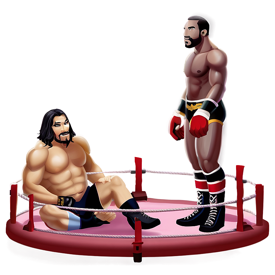 Wrestling Ring Match Night Png Ivy PNG Image