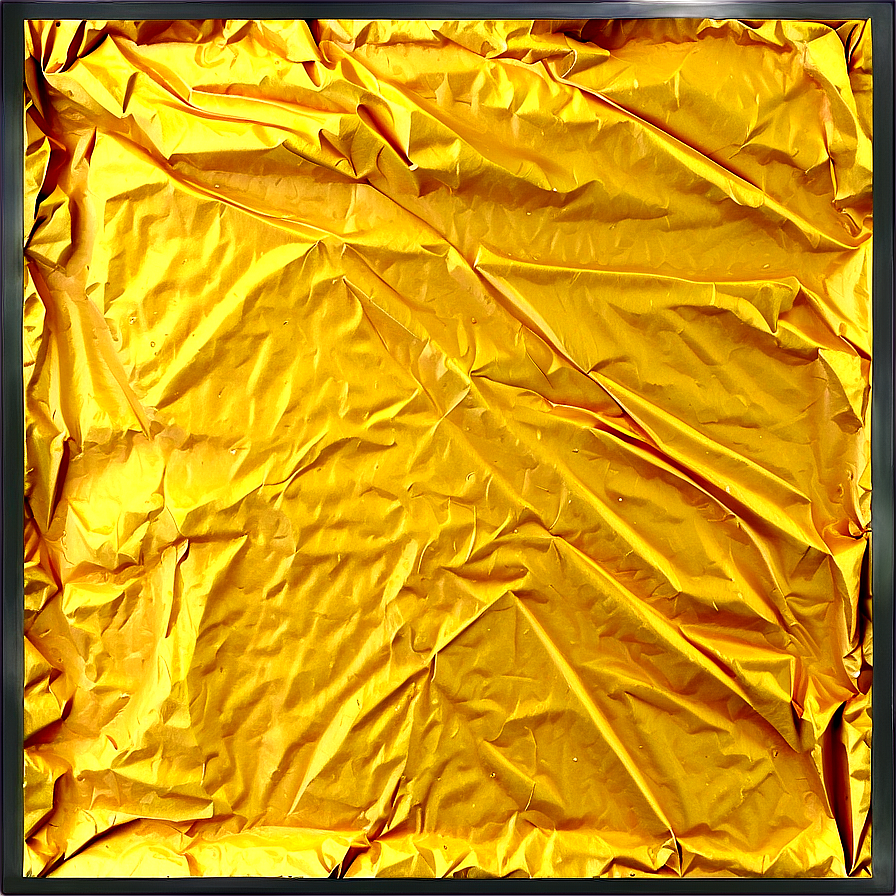 Wrinkled Gold Paper Texture Png 57 PNG Image