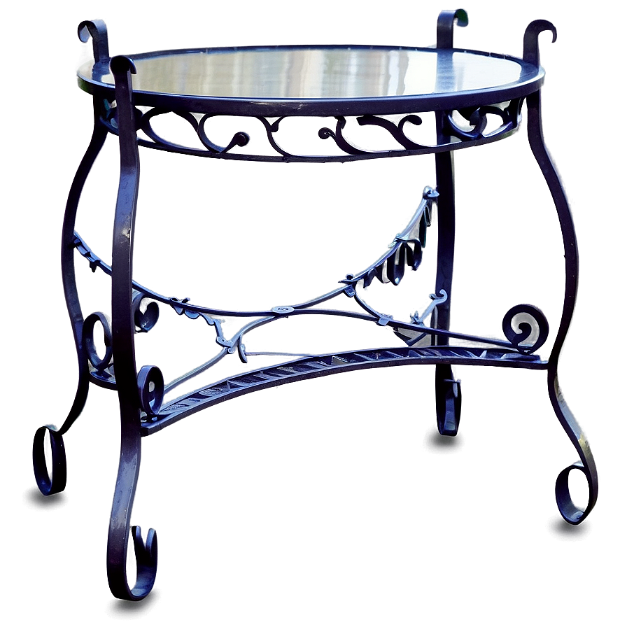 Wrought Iron Bar Table Png Qxt93 PNG Image