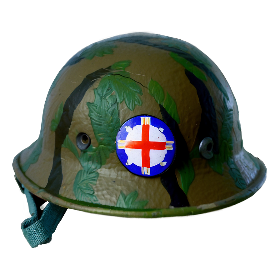 Ww2 Helmet Camouflage Png Tvh53 PNG Image