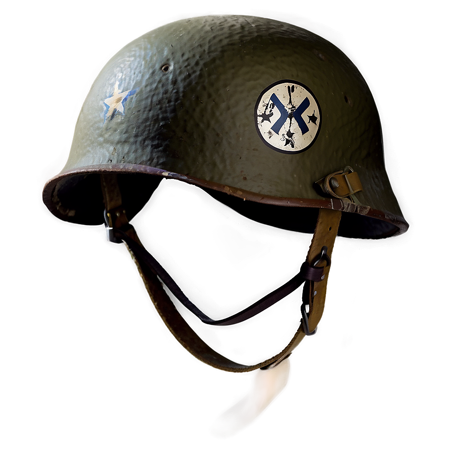 Ww2 Helmet With Markings Png 68 PNG Image