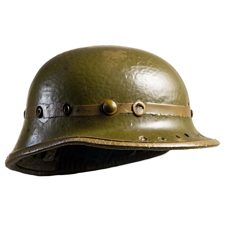 Ww2 Helmet With Straps Png Uqb PNG Image