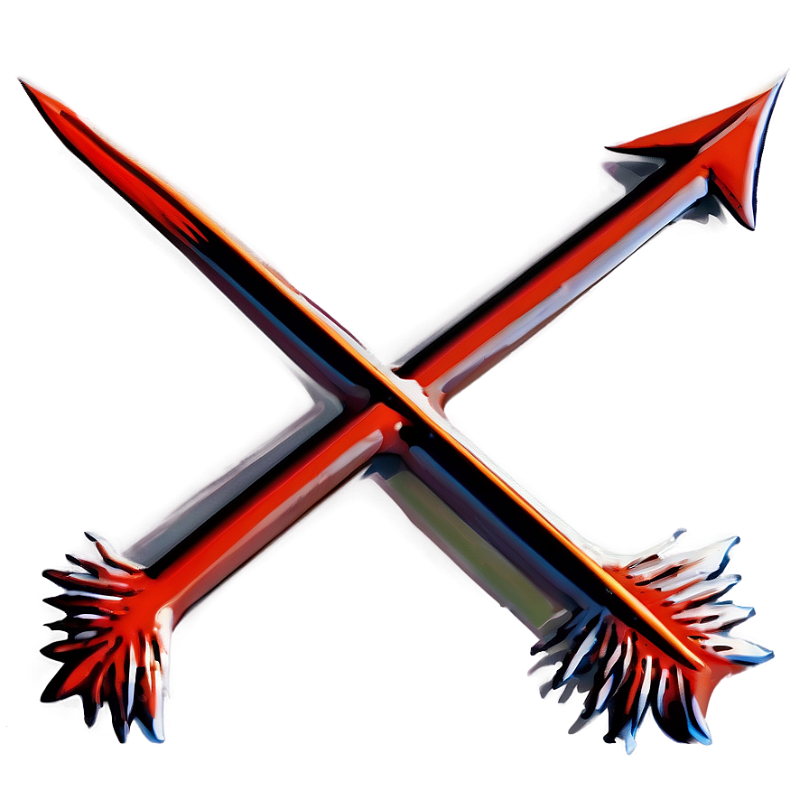 X Mark With Arrow Png Eqt38 PNG Image