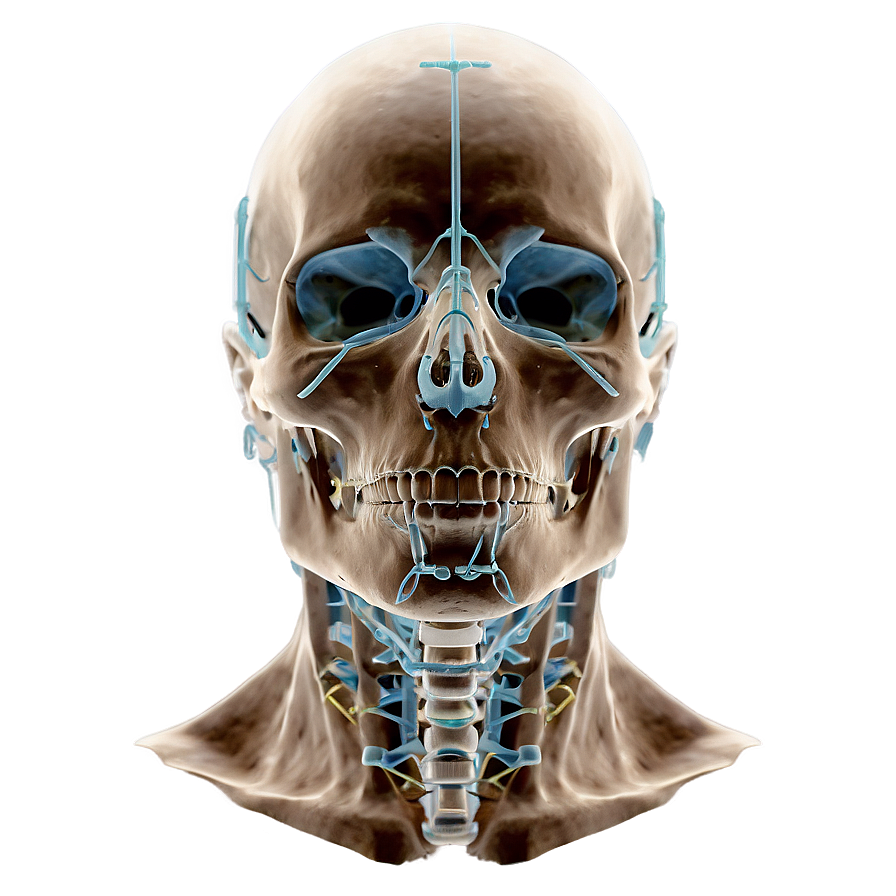 X Ray Of Human Head Png Mxa PNG Image