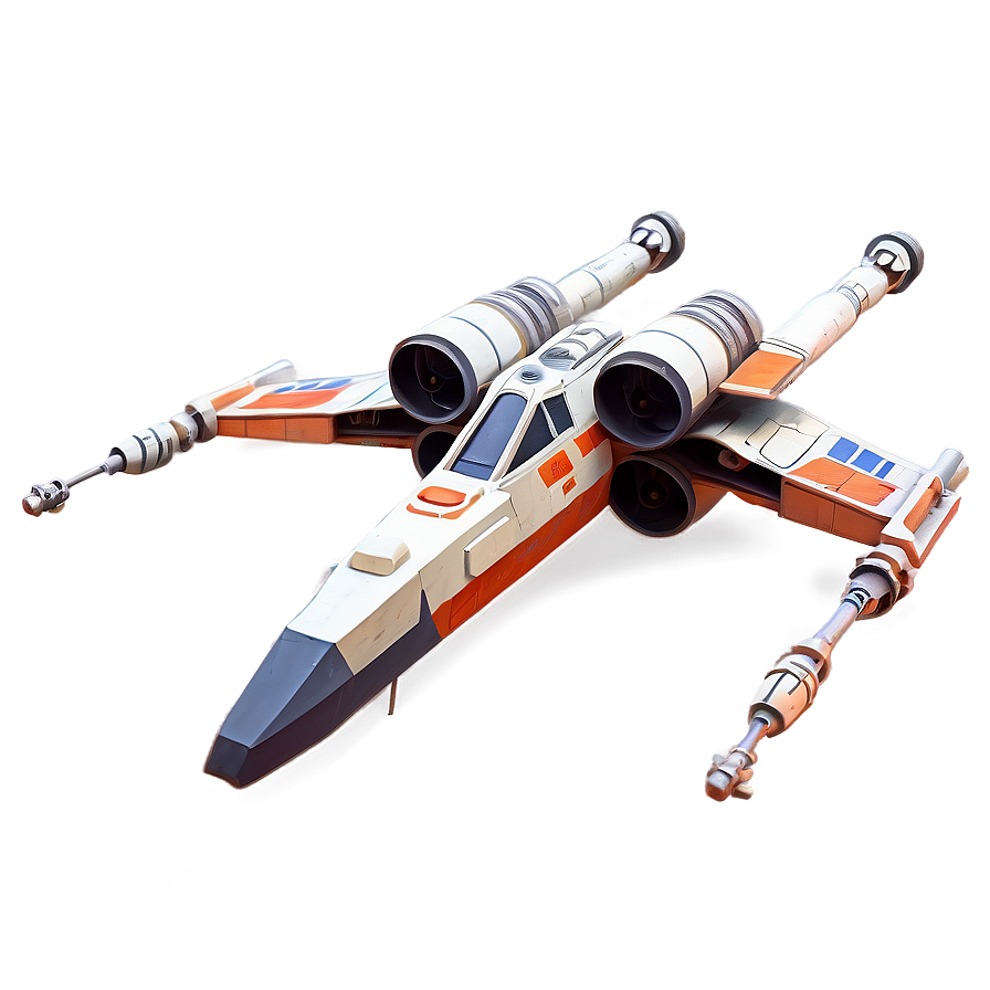 X Wing Attack Mode Png 06132024 PNG Image