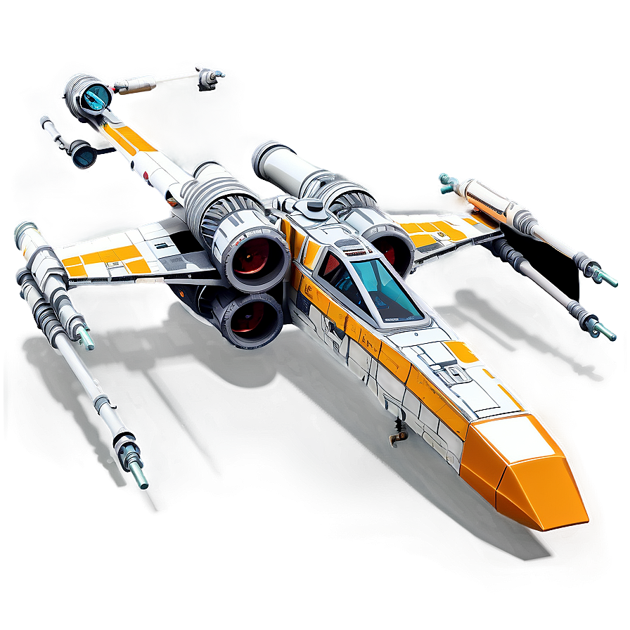 X Wing Exploration Png Wbg PNG Image