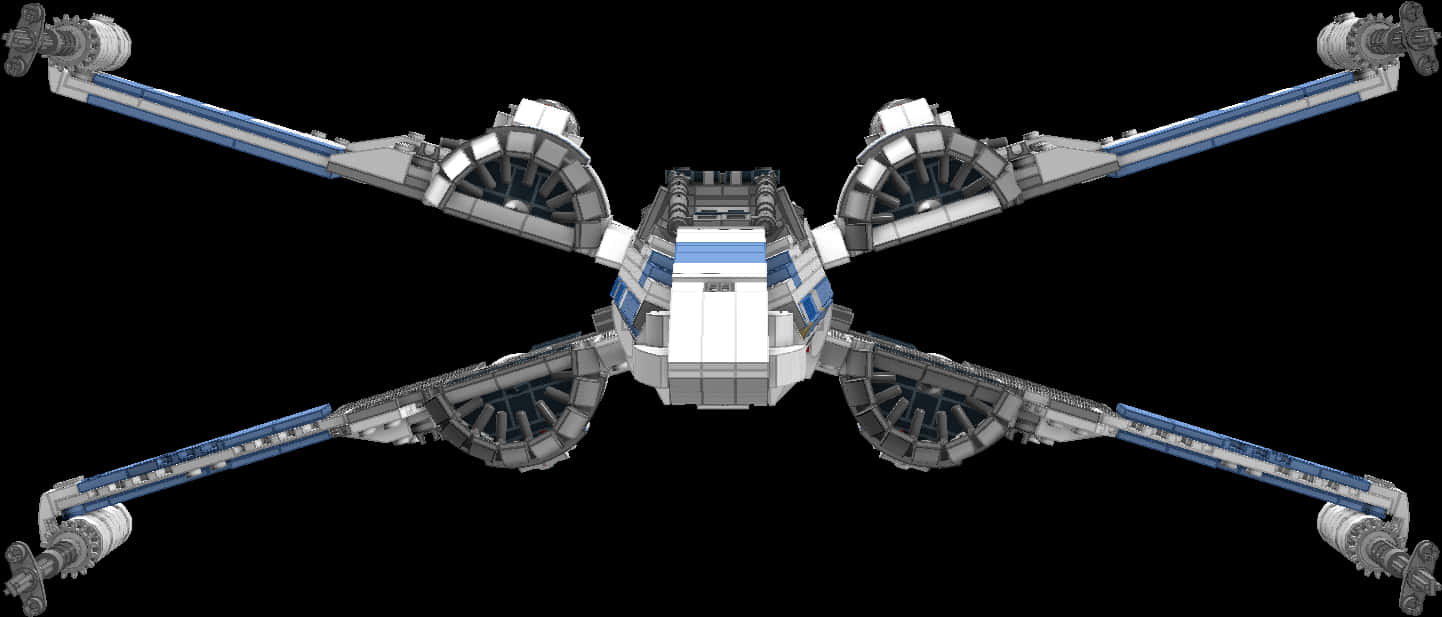 X Wing Fighter Isolated PNG Image