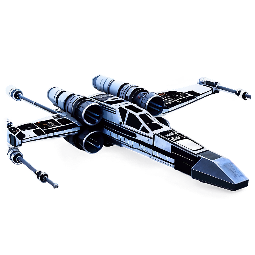 X Wing Silhouette Png Itw85 PNG Image