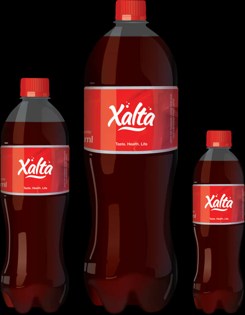 Xalta Soda Bottles Variety PNG Image