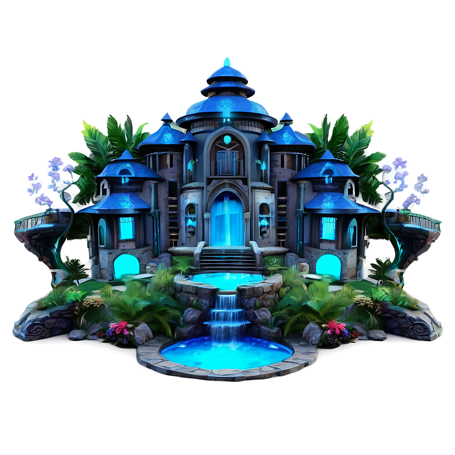 Xanadu Mansion Fantasy Png Jqd PNG Image