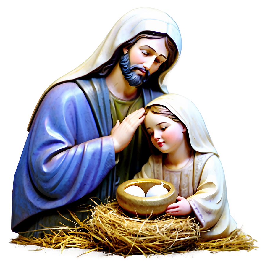 Xmas Nativity Scene Png Bnr5 PNG Image