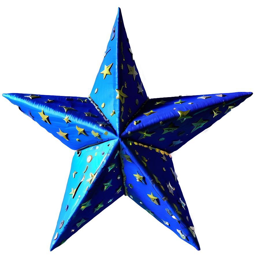 Xmas Star Topper Png 3 PNG Image