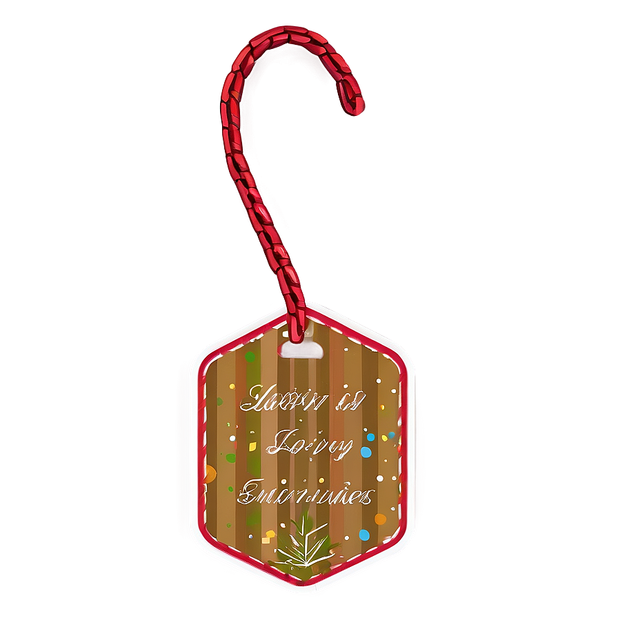 Xmas Tree Decoration Tag Png Hjd2 PNG Image