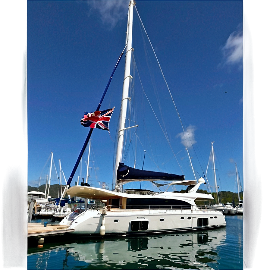 Yacht Docked At Marina Png Hwx PNG Image