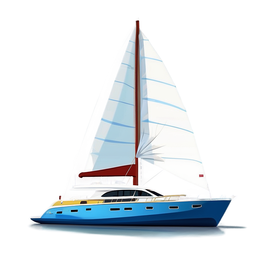 Yacht On Tropical Waters Png Vwp87 PNG Image