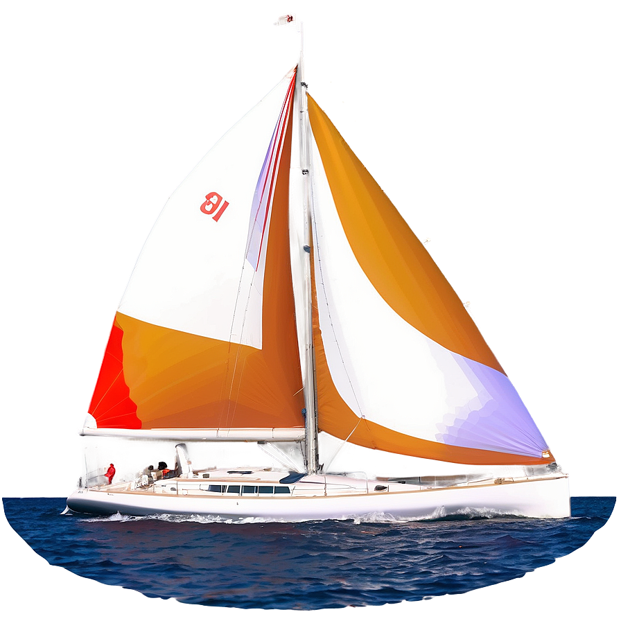 Yacht Under Full Sail Png 05242024 PNG Image