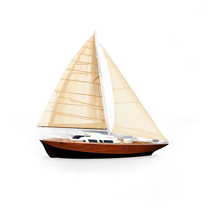 Yacht Under Full Sail Png Ijl2 PNG Image