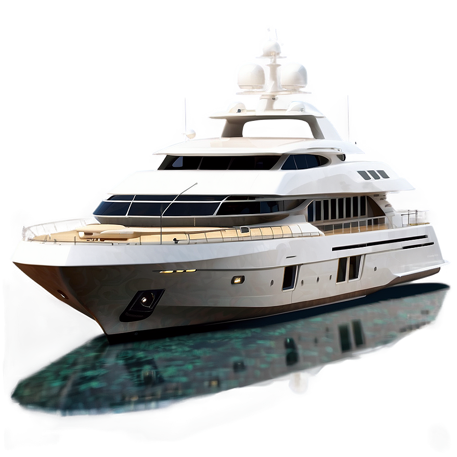 Yacht With Helipad Png 05242024 PNG Image