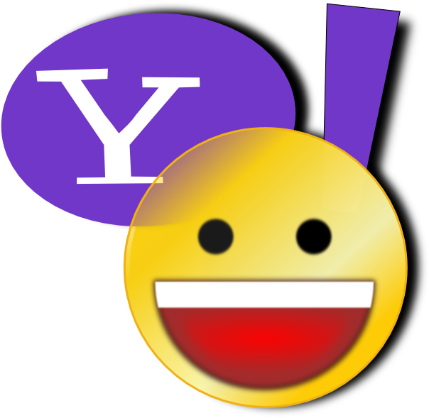 Yahoo Logoand Emoticon PNG Image