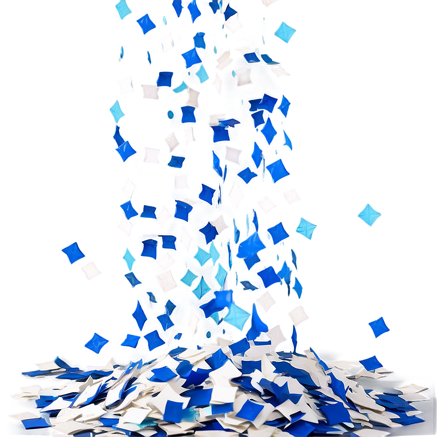 Yale Blue Confetti Spread Png 86 PNG Image