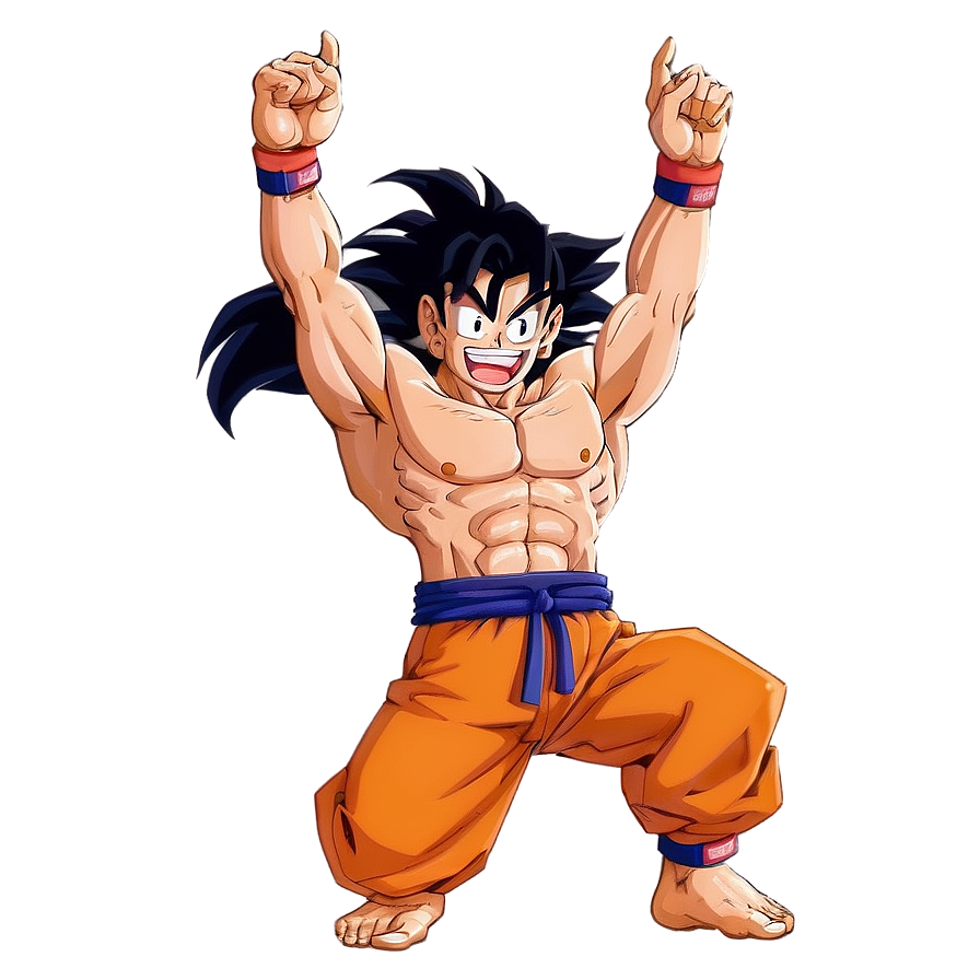 Yamcha's Victory Pose Png 32 PNG Image