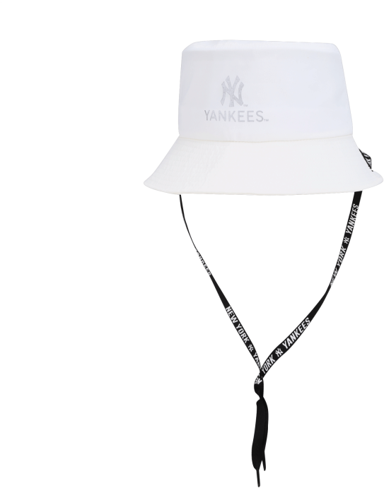 Yankees Logo White Bucket Hat PNG Image