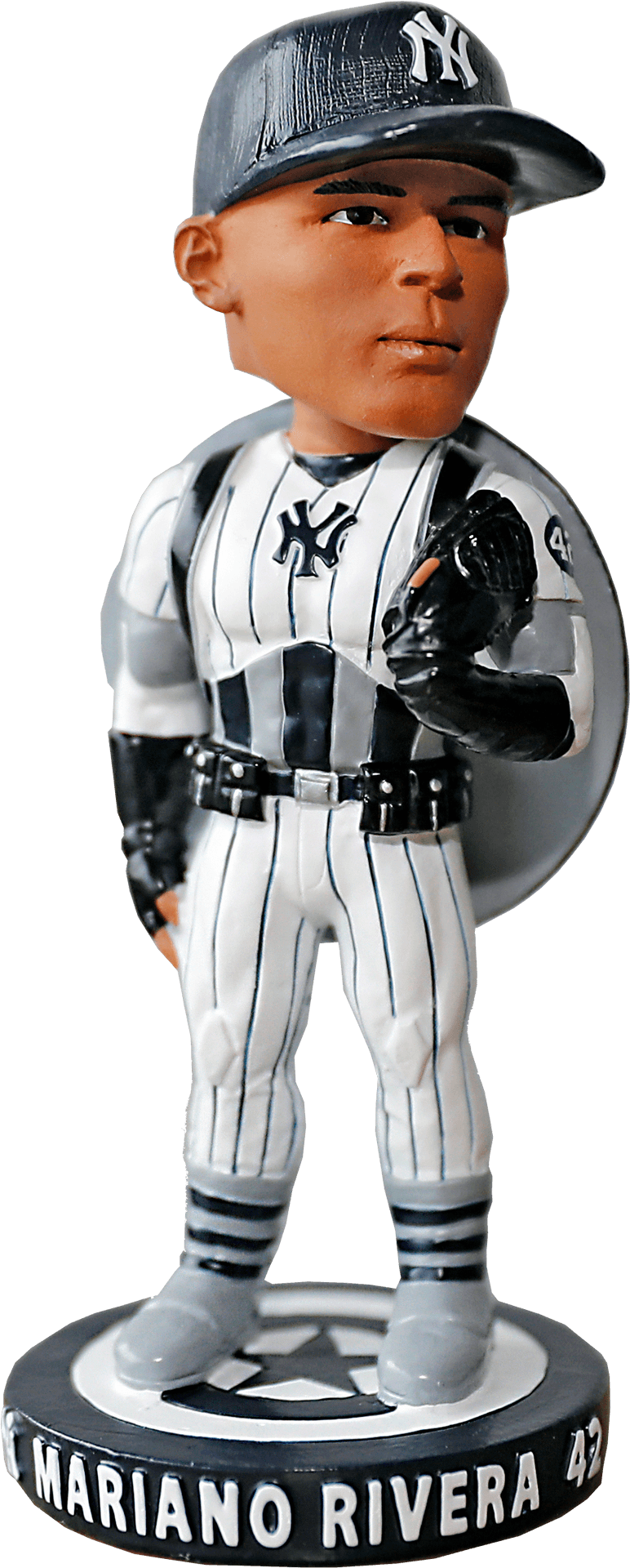 Yankees Player Bobblehead Figurine PNG Image