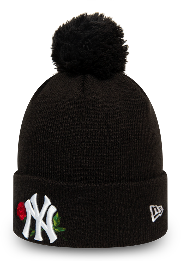 Yankees Pom Beanie Hat PNG Image