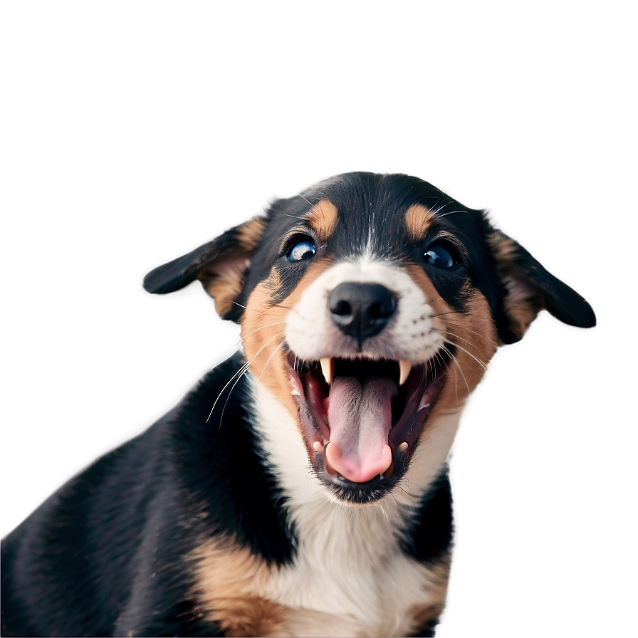 Yawning Puppy Png 05062024 PNG Image