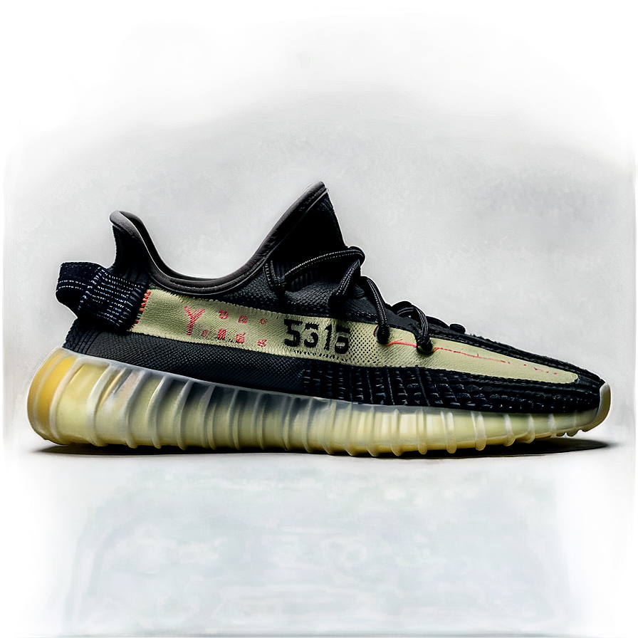 Yeezy Asriel Faded Black Png Cpu84 PNG Image