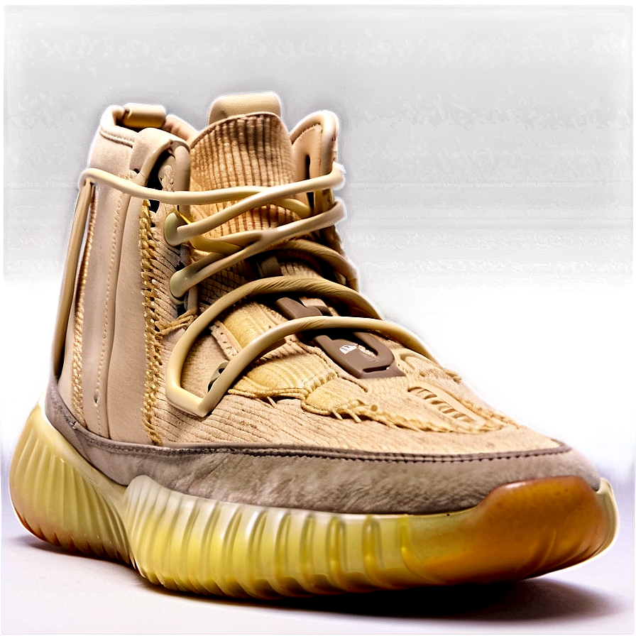 Yeezy Natural Light Shoes Png Fym94 PNG Image