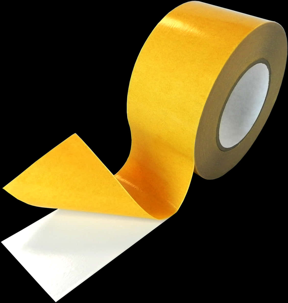 Yellow Adhesive Tape Roll PNG Image